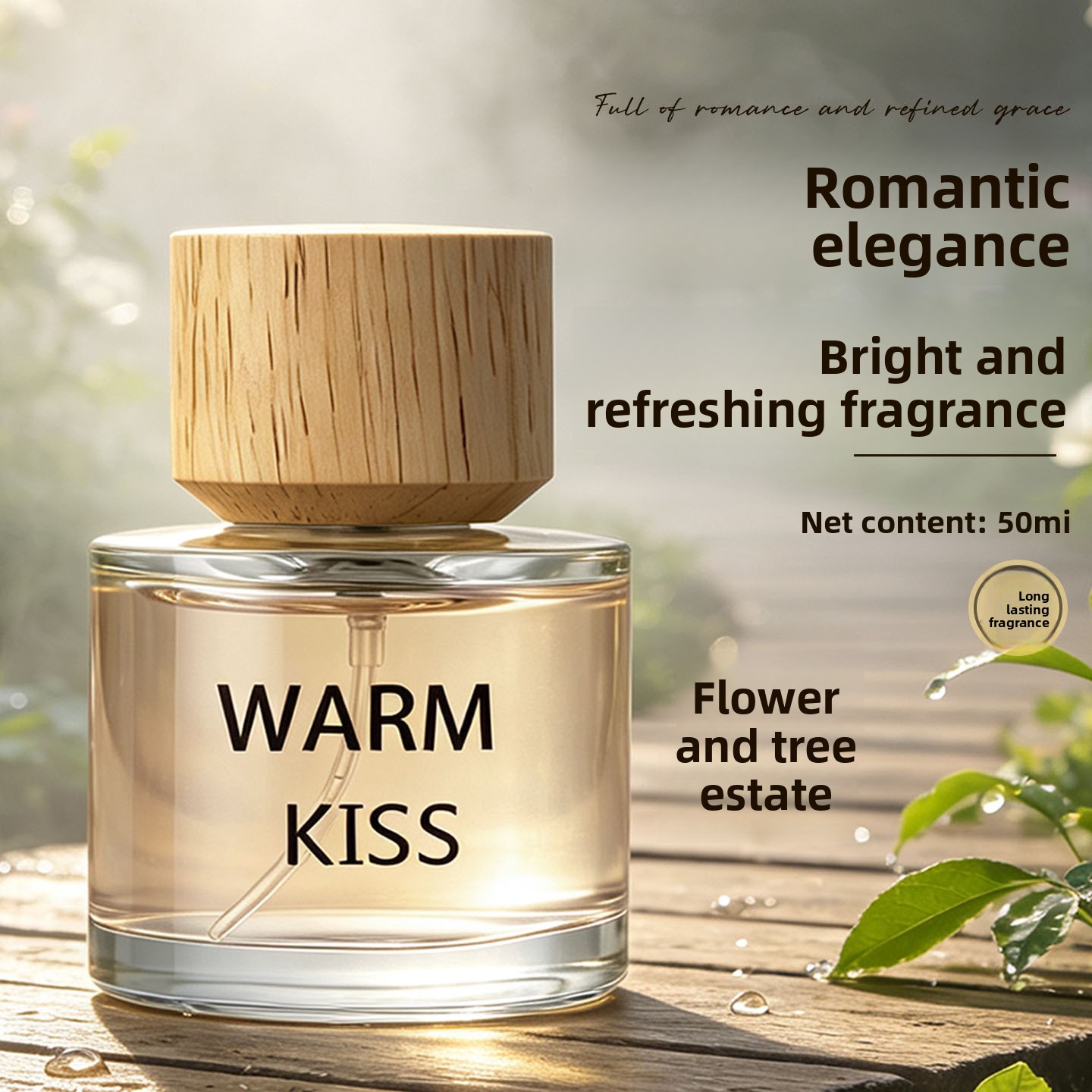 Perfume Fragrance Notes - عطر وارم كيس للنساء بتصميم غطاء