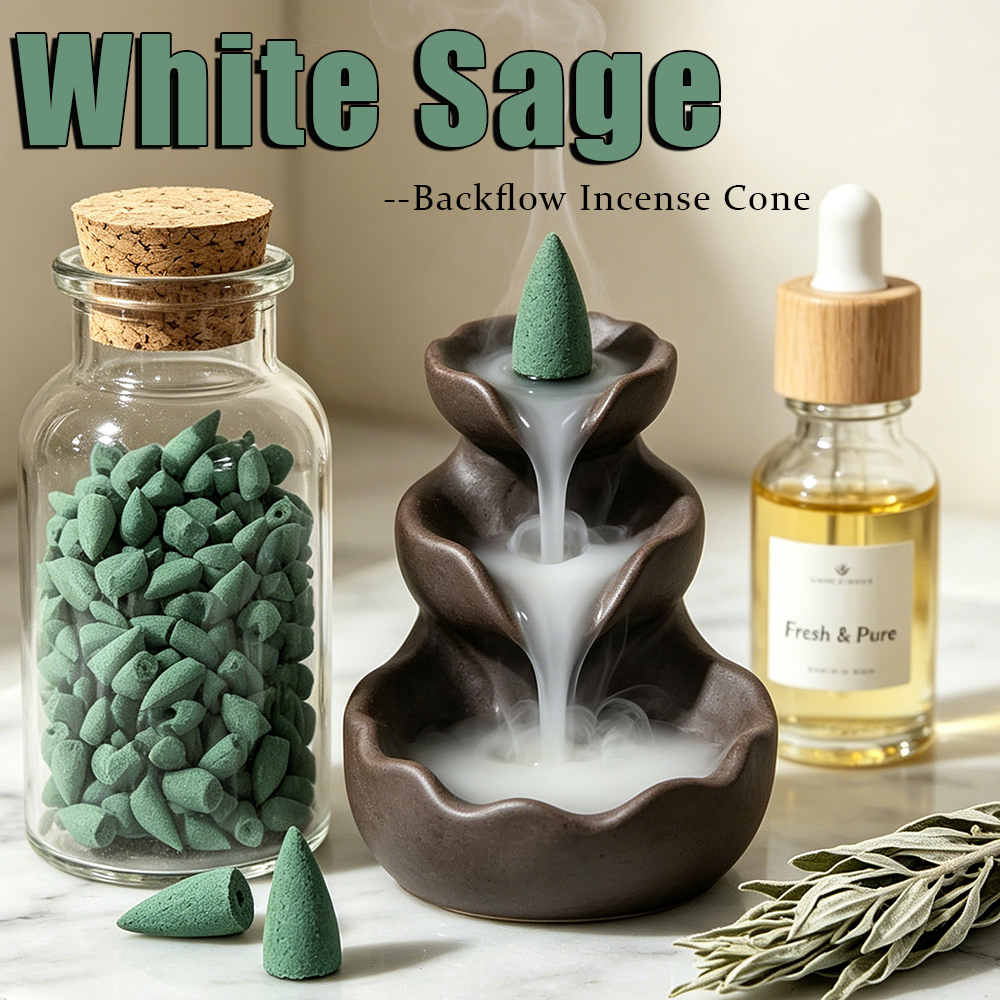 Perfume Fragrance Oils For Candles - أقماع بخور برائحة المريمية البيضاء، عطر
