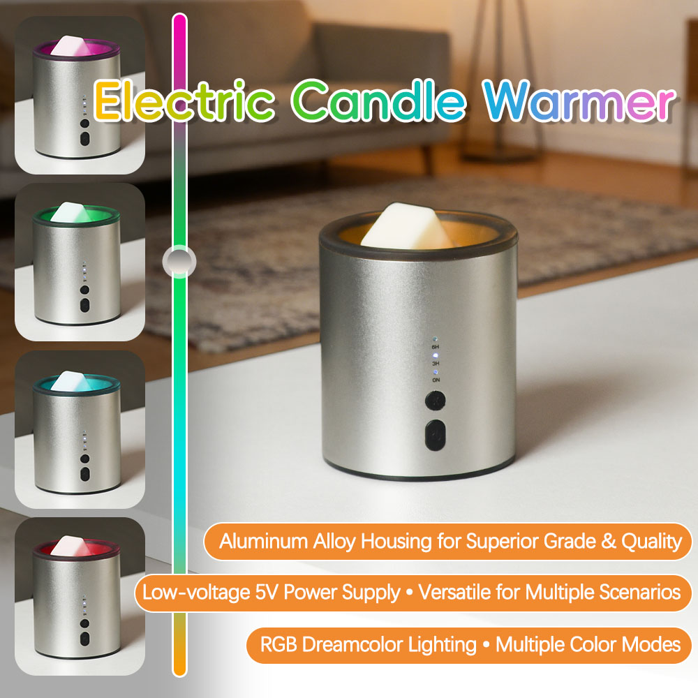 Perfume Fragrance Oils For Candles - سخان شمع معدني للعلاج بالروائح، موقد