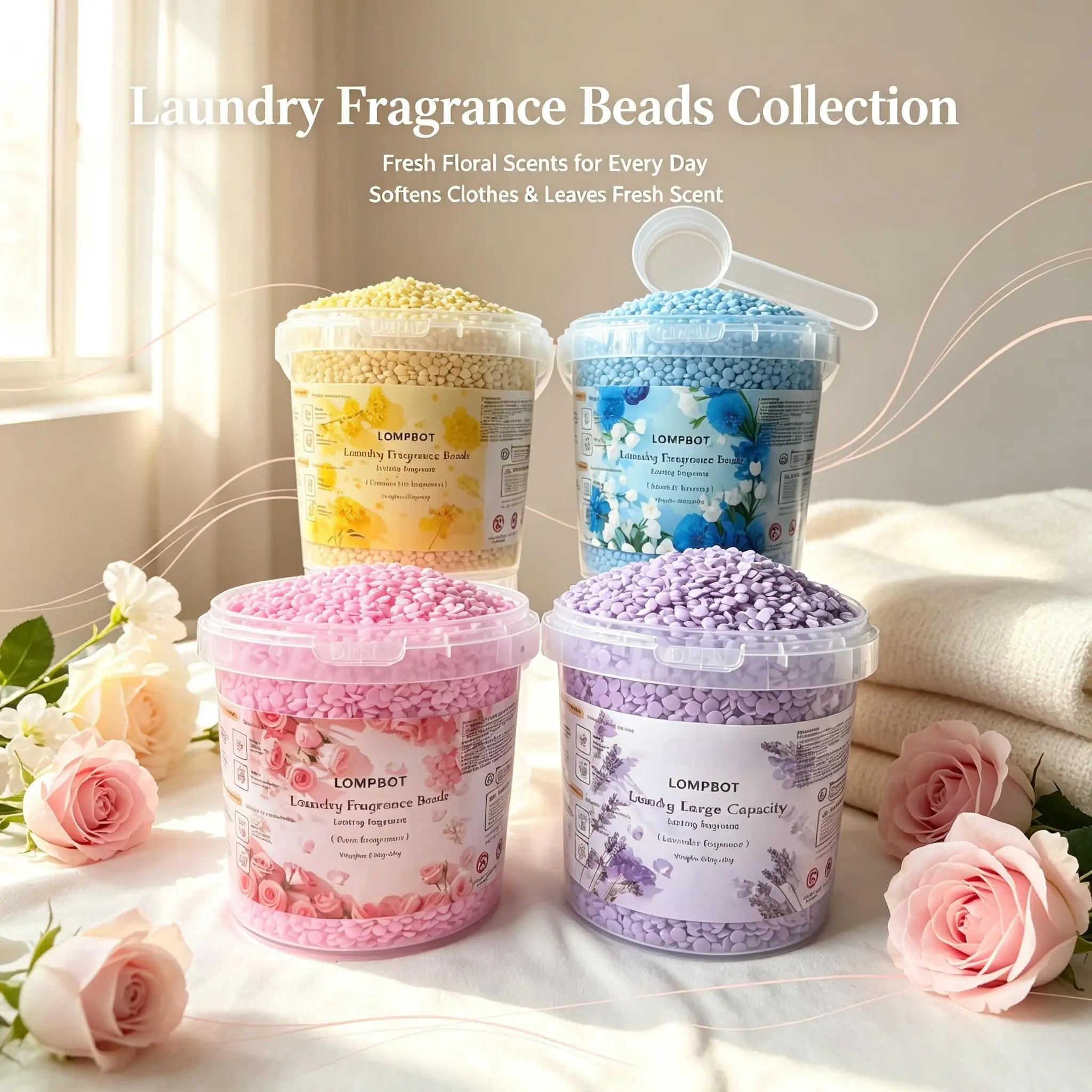 Perfume Fragrance Powder - حبيبات معطرة للغسيل بوزن 800 جرام