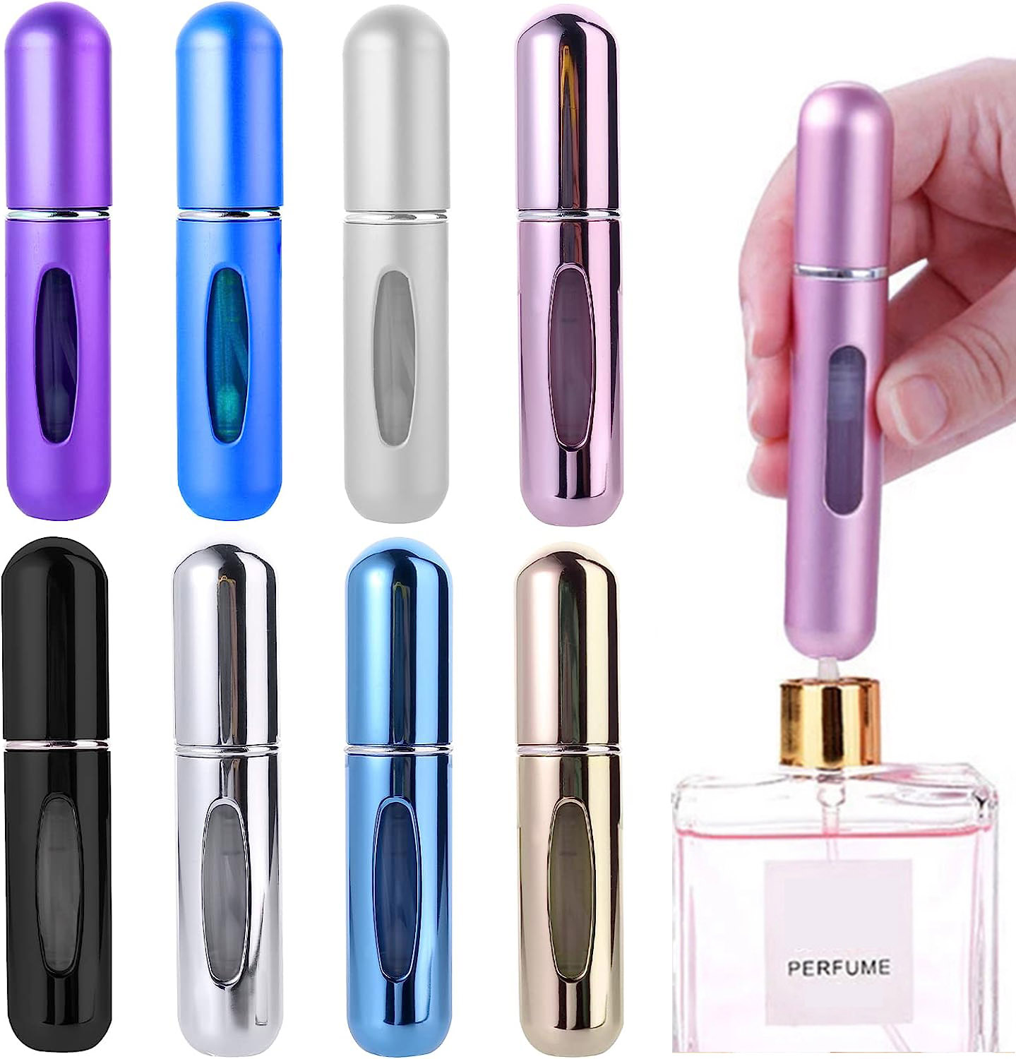 زجاجة عطر صغيرة قابلة لإعادة ا - مراجعة Perfume Travel Set وسعره