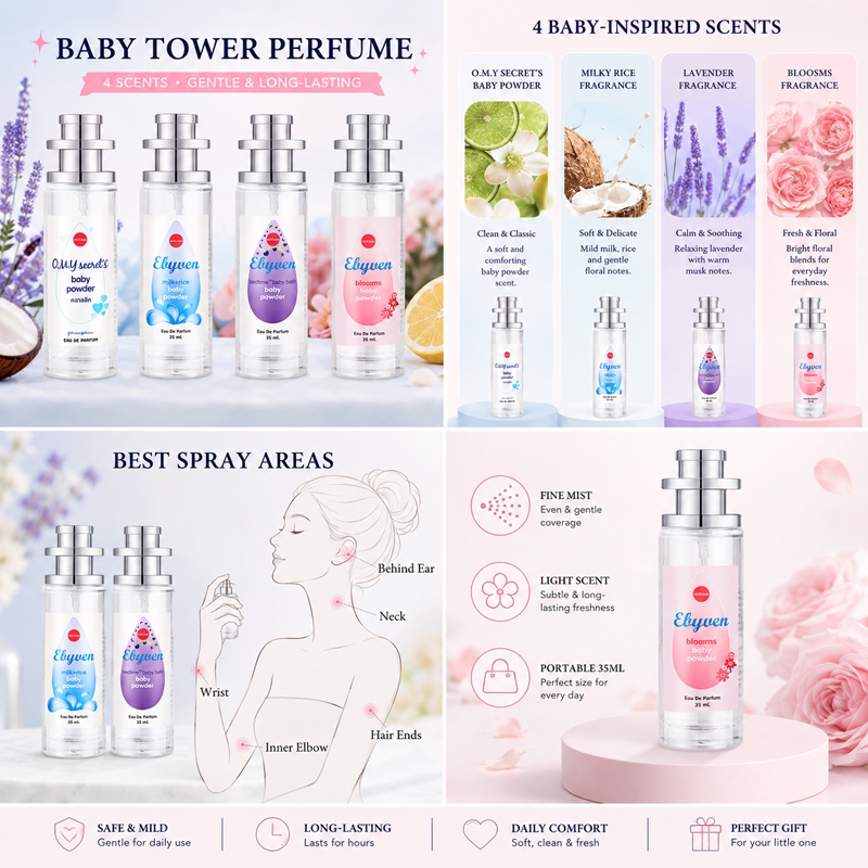 عبوتان من بودرة الأطفال المعطر - مراجعة Perfume Fragrance Powder وسعره